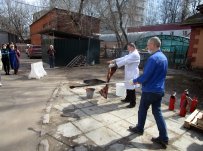 ФГБУ «НМИЦ гематологии» Минздрава России. В НМИЦ гематологии прошли тренировки по эвакуации людей при пожаре